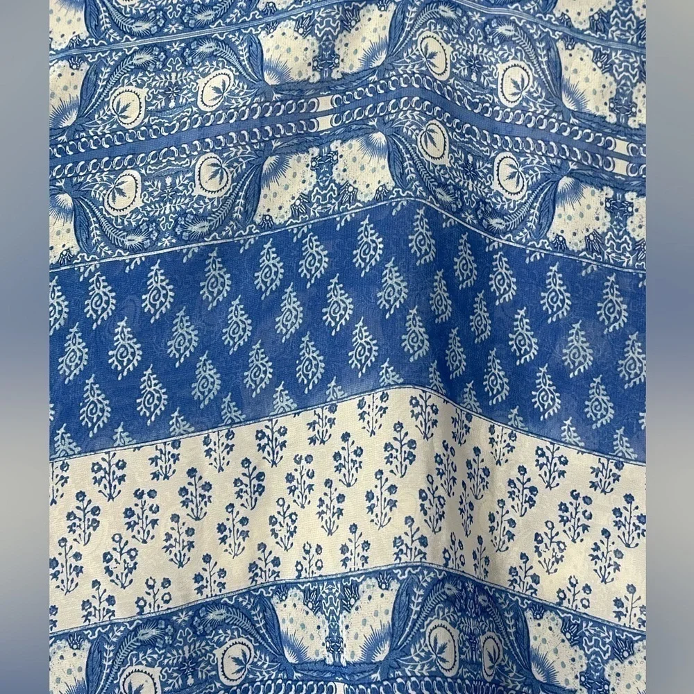 Show me your mumu sheer blouse size small summer swim coverup coastal grandma - Picture 3 of 5